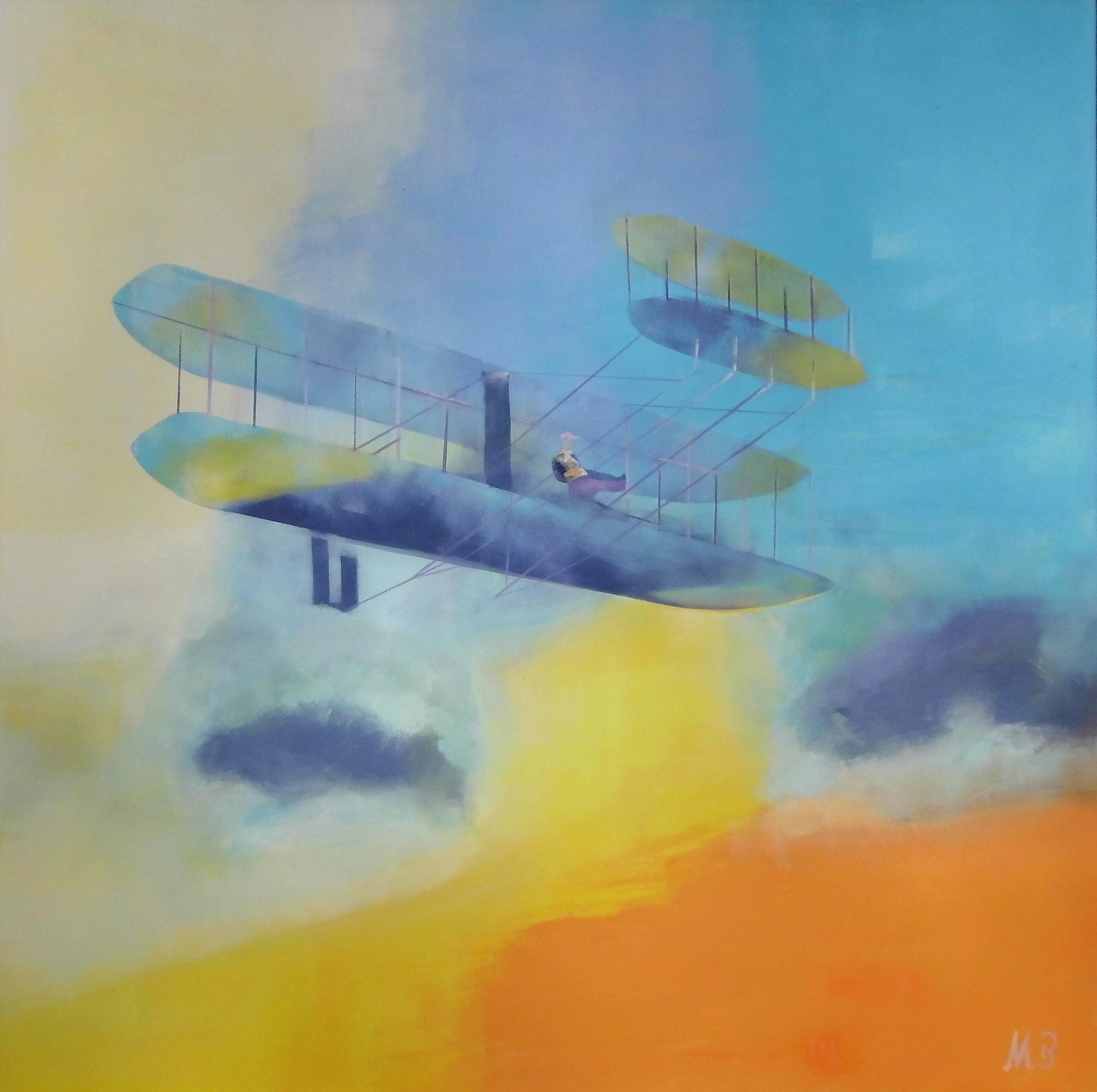 Traum vom Fliegen III Malerische Auseinandersetzung mit der Tierwelt 