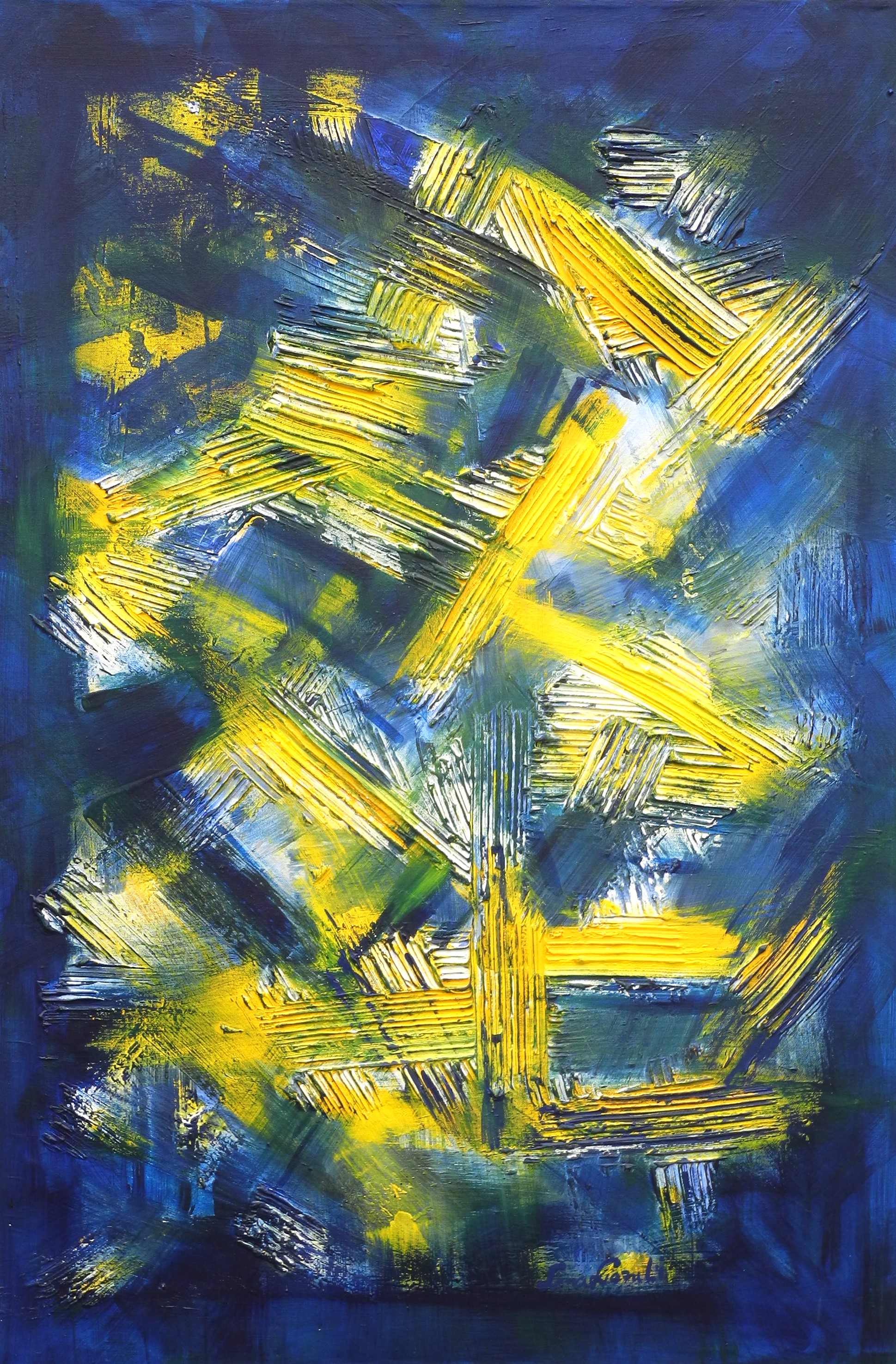 Licht erahnen  moderne Wandbilder