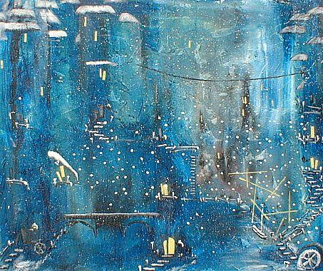 Winterstadt  Weltraumbilder