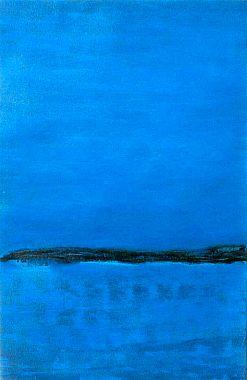 Komposition in Blau I 