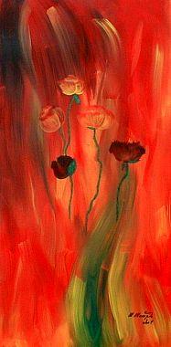 Mohnblumenflug  Gegenwartsmalerei