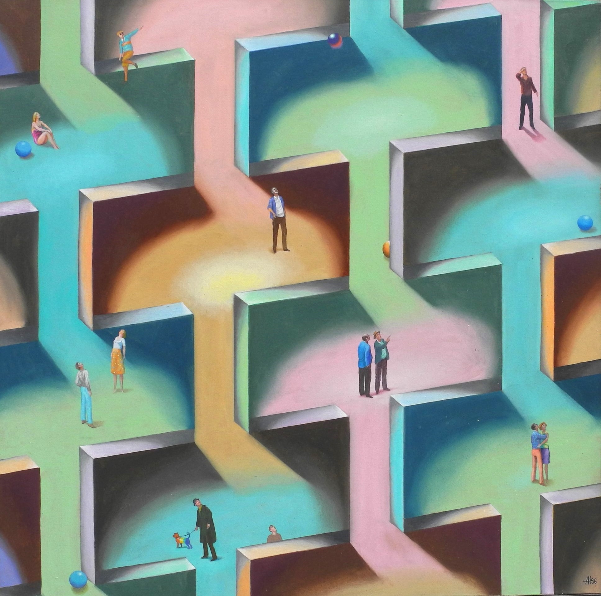 Erwartung  Moderne Kunst