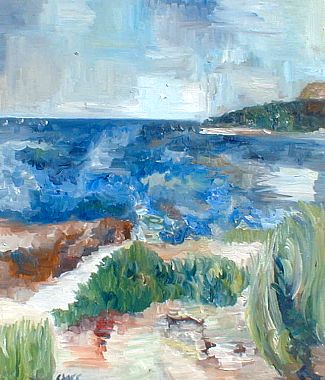 Little Harbor Beach   Stillleben und Landschaften