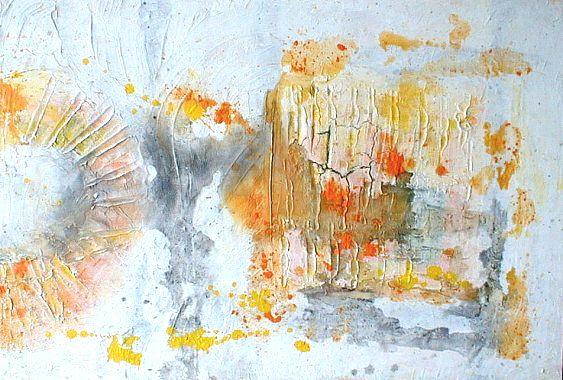 Ur-Symbol V  mischtechnik auf leinwand