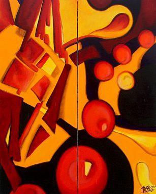 Berendsen  farbenfrohe Kunstwerke