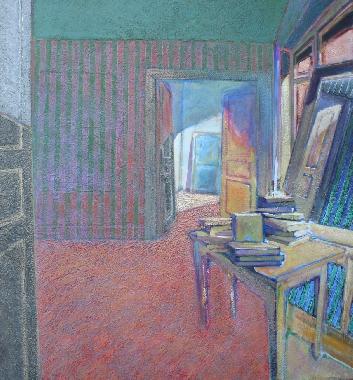 L'atelier au bout du couloir Jean-Pierre Gonthier Malerei 