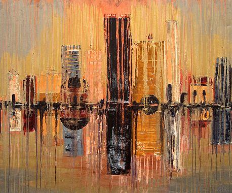 Moderne Stadt  Skyline Bilder