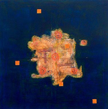 Dolores leuchtende abstrakte Kunstwerke 