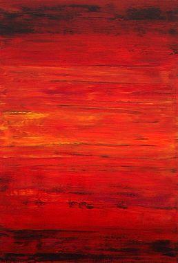 Sommerlich leuchtende abstrakte Kunstwerke 