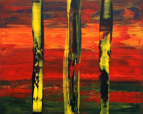 Land der Träume leuchtende abstrakte Kunstwerke 