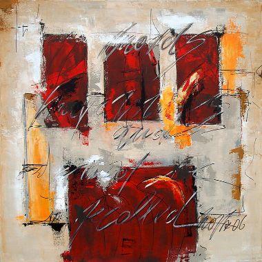 Words  abstrakte Malerei