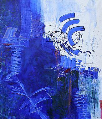 Auf Messers Schneide  Moderne Kunst