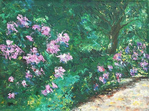 Sonniger Weg  maritime Landschaften auf Leinwand