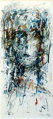 Kopf 1  oelkreidebilder