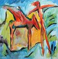 Geflügelt  expressionistische Bilder
