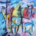 Gemischtes Doppel  expressionistische Bilder