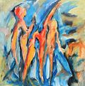 Disput  expressionistische Bilder