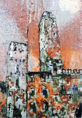 San Gimignano  Staedte und Landschaften auf Leinwand