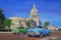 Cuba 6  Oldtimer-Bilder auf Leinwand