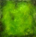Green 4 monochrome Kunstwerke 