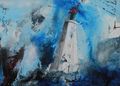 Leuchtturm IV maritime Kunst