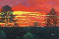 Abendrot - Selhof Landschaftsmalereii, Landschaftsserie 