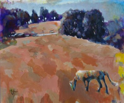 Allein im Feld