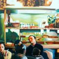 Café  gegenstaendliche Malerei