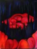 AB024  farbenfrohe Kunstwerke