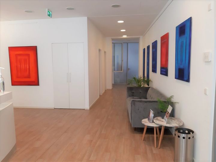 Kunst im Emfangsbereich Unternehmen