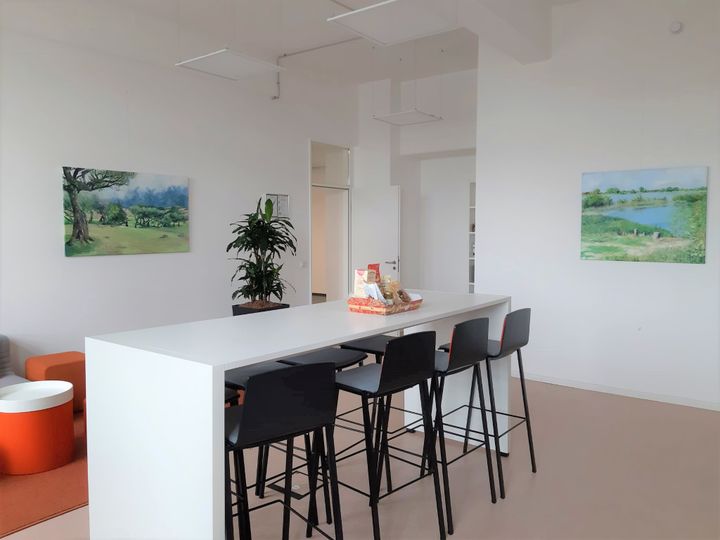 Kunst im Aufenthaltsraum