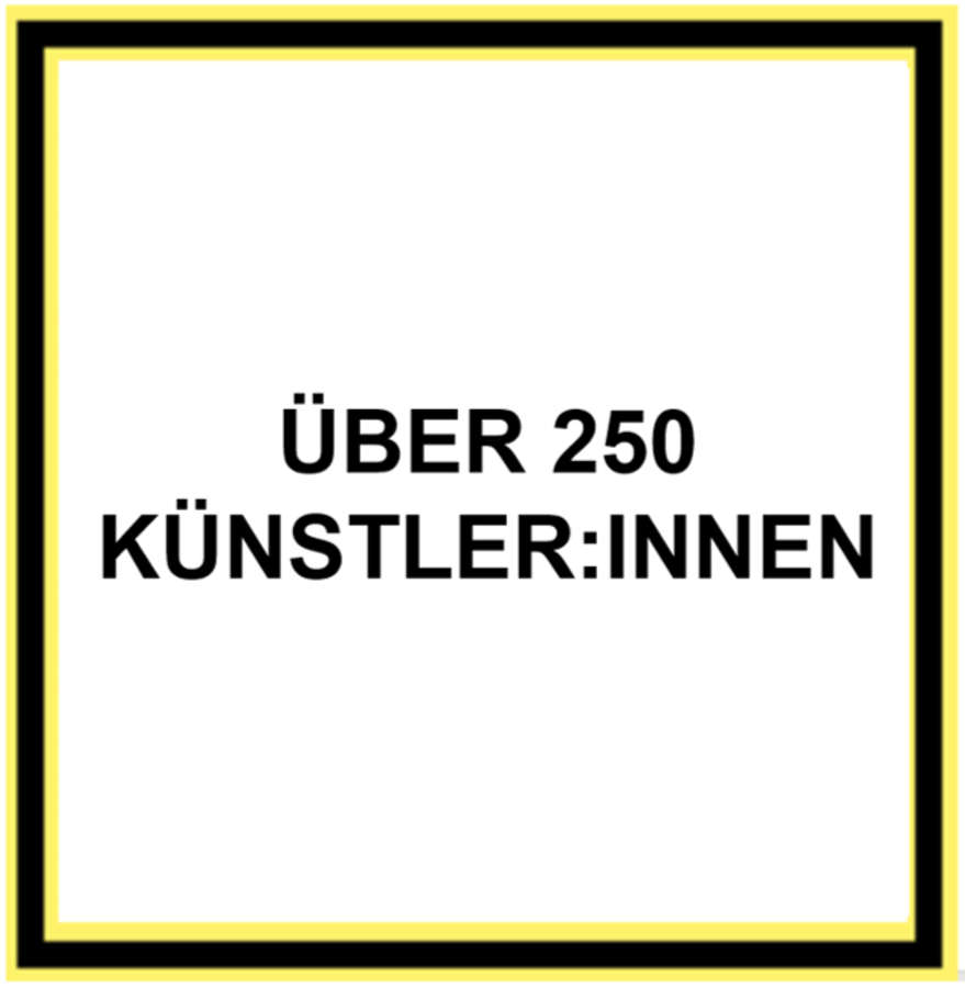 Über 250 Künstler